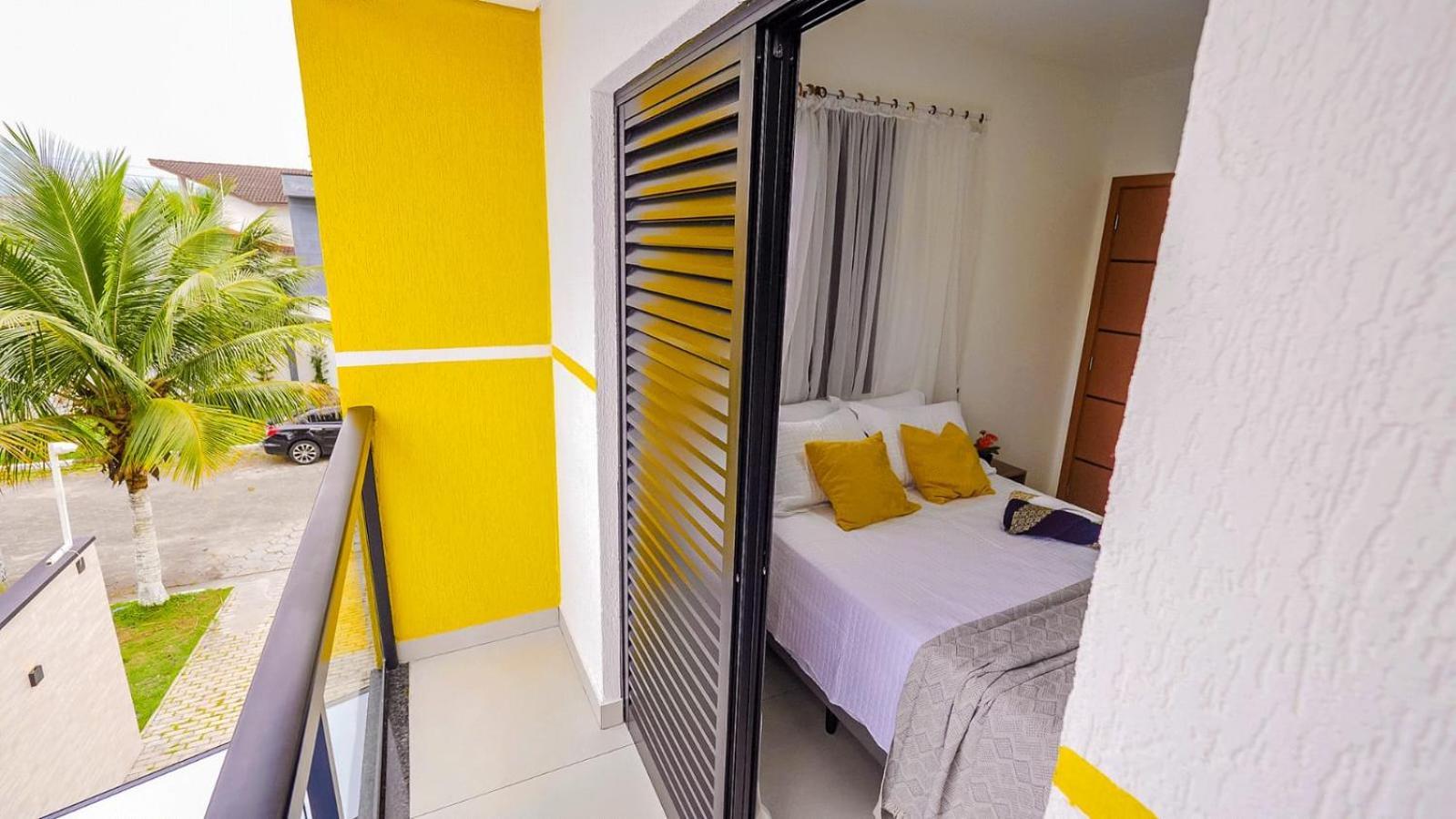 Chale Amarelo Villa Itanhaém Kültér fotó
